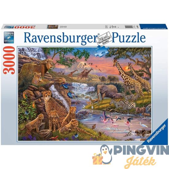 Ravensburger - Puzzle 3000 db - Állati Királyság 16465