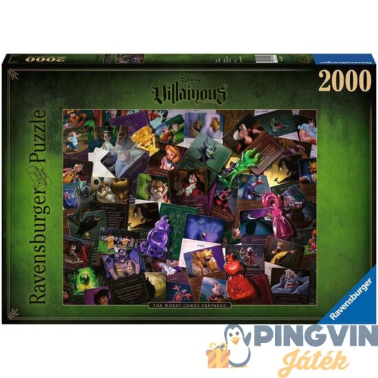 Ravensburger - Puzzle 2000 db - Disney a Gonoszok 16506