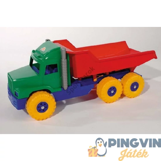 Dohány - Óriás dömper 80cm-es Piros/Zöld (5027)