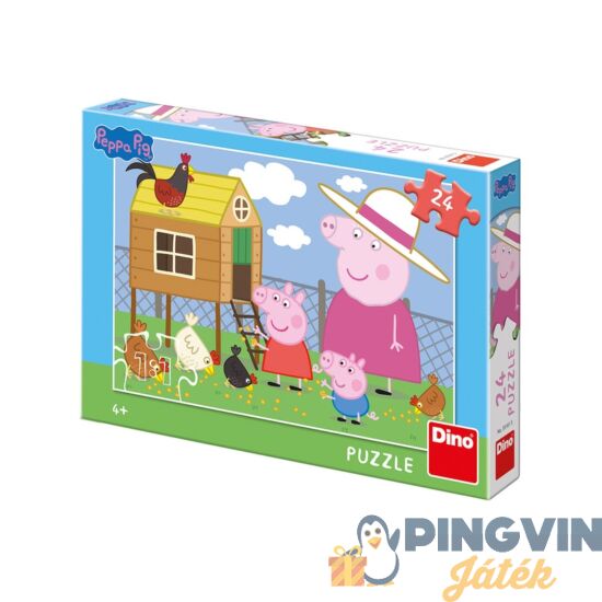 Dino - Puzzle 24 db - Peppa malac (351615)