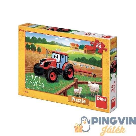 Dino - Puzzle 24 db - Zetor a traktor (351622)