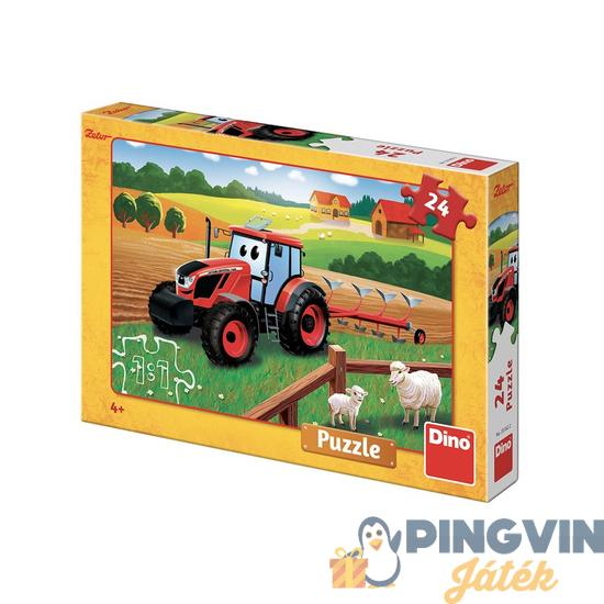 Dino - Puzzle 24 db - Zetor a traktor (351622)