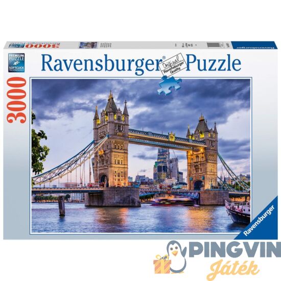 Ravensburger - Puzzle 3000 db - London csodás város (16017)