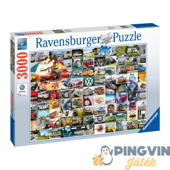 Ravensburger - Puzzle 3000 db - VW Bully pillanatok (16018)