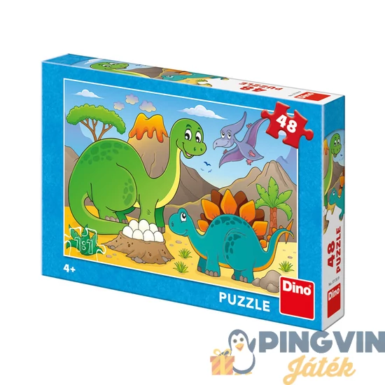 Dino - Puzzle 48 db - Dínók (371309)