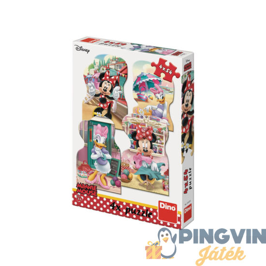 Dino - Puzzle 4*54 db - Minnie és Daisy (333253)