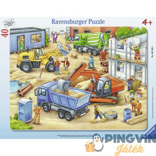 Ravensburger - puzzle - Nagy gépek 40db-os