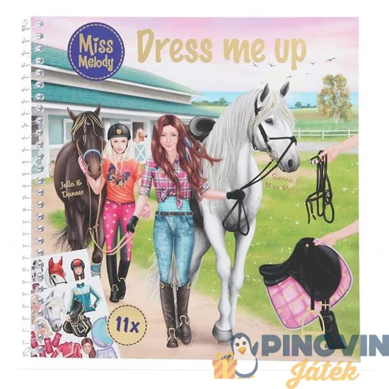 Miss Melody Dress me up matricás tervező 11930