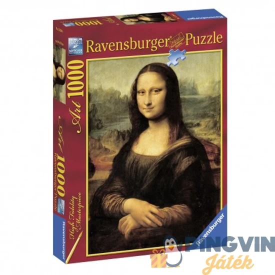 Ravensburger - Puzzle 1000 db - Da Vinci: Mona Lisa