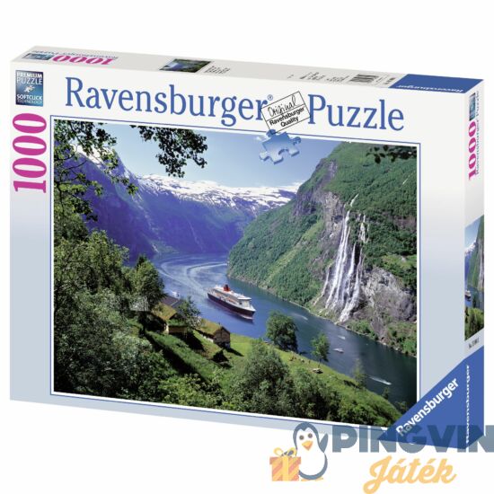 Ravensburger - Puzzle 1000 db - Norvég fjordok