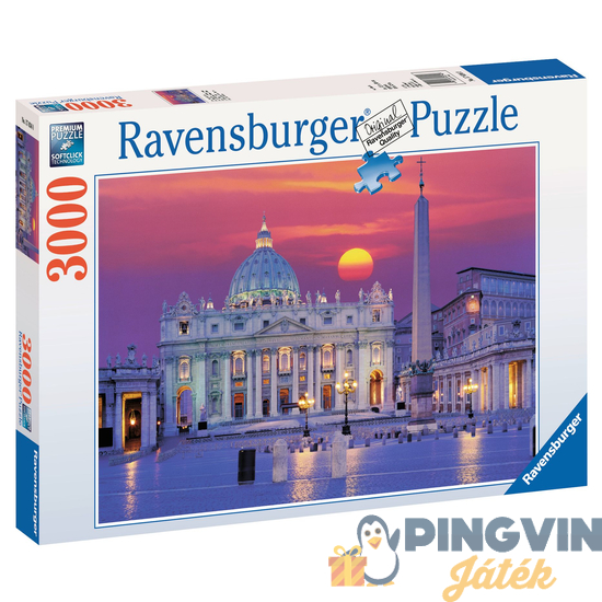 Ravensburger - Puzzle 3000 db panoráma - Szent Péter bazilika