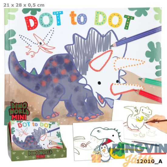 Dino World színező könyv, Mini Dino 12010