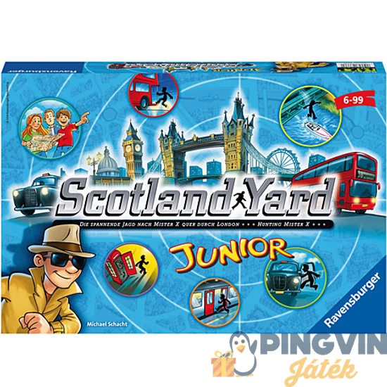 Ravensburger - Scotland Yard Junior társasjáték
