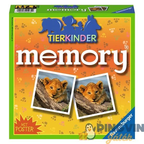 Ravensburger - Állatkölykök, memóriajáték