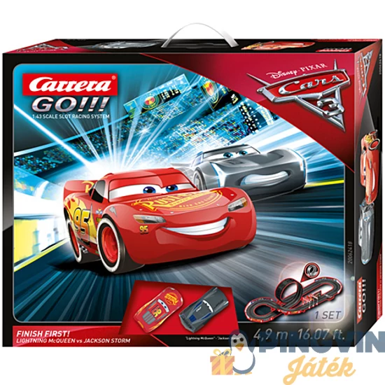 Carrera GO!: Verdák 3 versenypálya 158*68 cm/4,9 m pályahossz