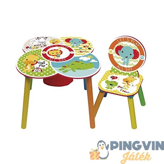 Fisher-Price - Asztal+szék szett - Mattel