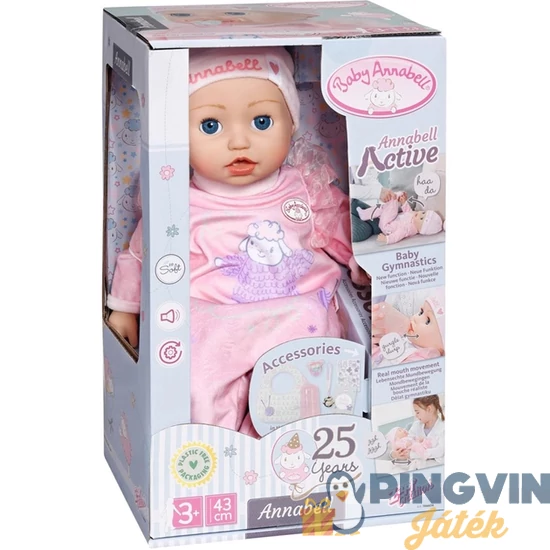 Zapf - Baby Annabell Interactive Annabell 43cm (ZPF706626)