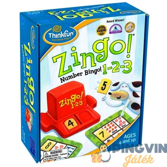 Thinkfun - Zingo! 1-2-3 társasjáték(angol nyelvű)