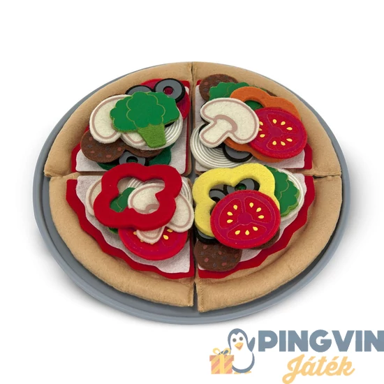 Melissa&Doug - Sütés-Főzés, Filc Pizza (3974)