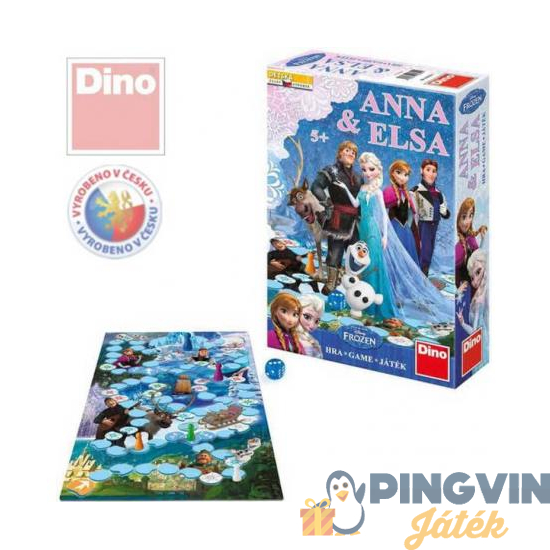 Dino - Anna és Elsa (Jégvarázs) társasjáték