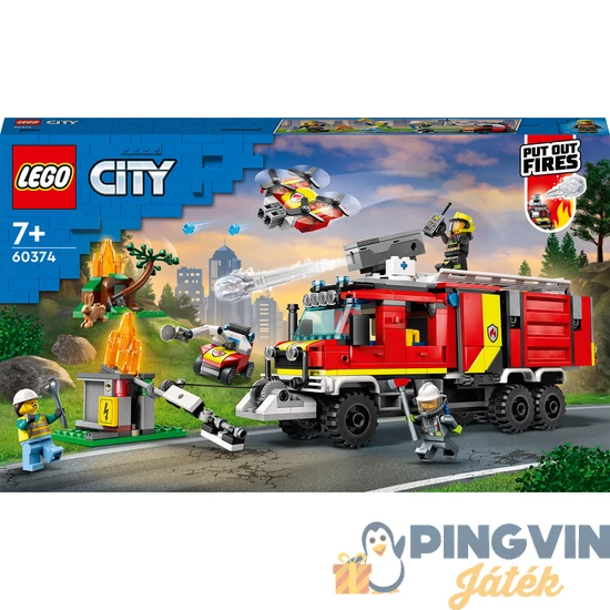 LEGO® City 60374 Tűzvédelmi teherautó