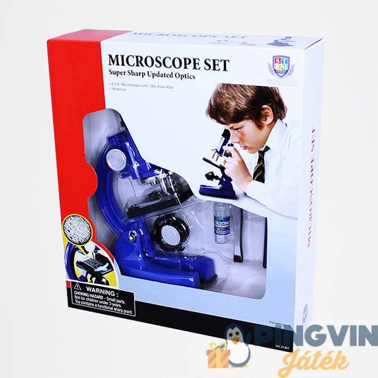 New Stem - Mikroszkóp szett 100x450x900 36 db-os