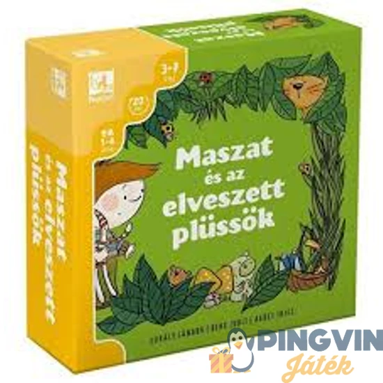 Pagony - Maszat és az elveszett plüssök - kooperatív társasjáték