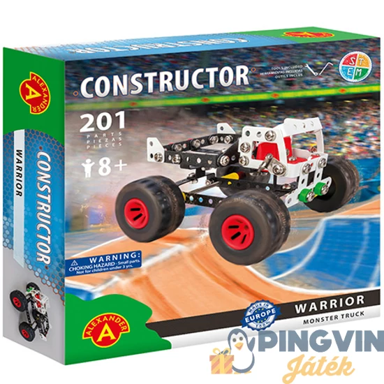 Alexander Toys - Monster track Warrior fém építőjáték 201db (2181A   )