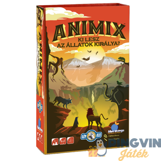 Asmodee - Animix Ki lesz az állatok királya? kártyajáték (BLU34803)