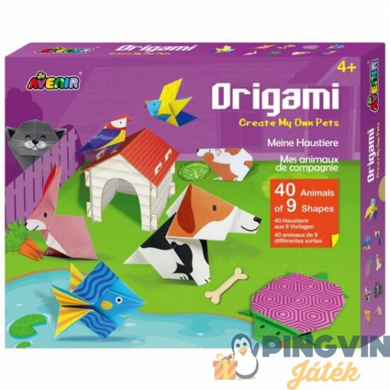 Avenir - Origami állatok, Kis kedvencek (CH211786)