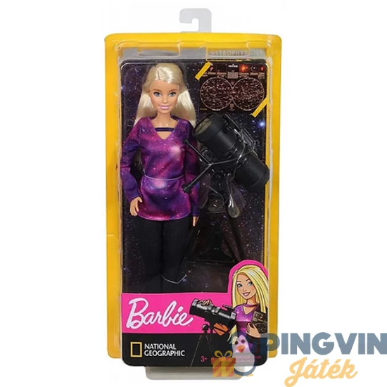 Mattel - Barbie National Geographic csillagász baba (GDM44/GDM47)