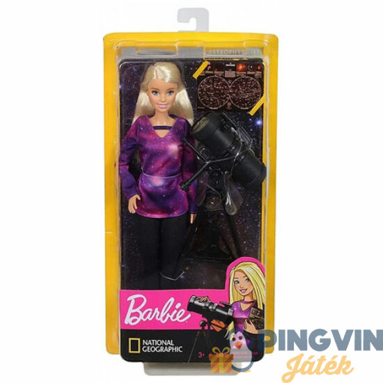 Mattel - Barbie National Geographic csillagász baba (GDM44/GDM47)