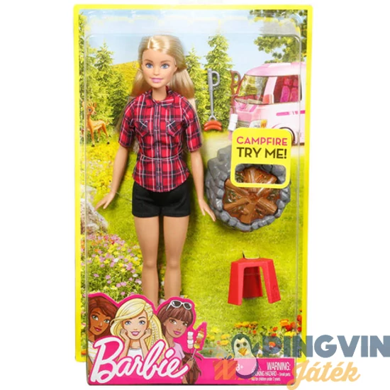 Barbie a tábortűznél - Mattel