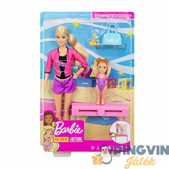 Mattel - Barbie karrier edző tornász szett