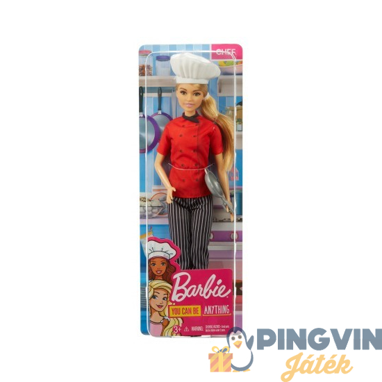 Mattel - Barbie karrierbabák-szakács (DVF50/FXN99)