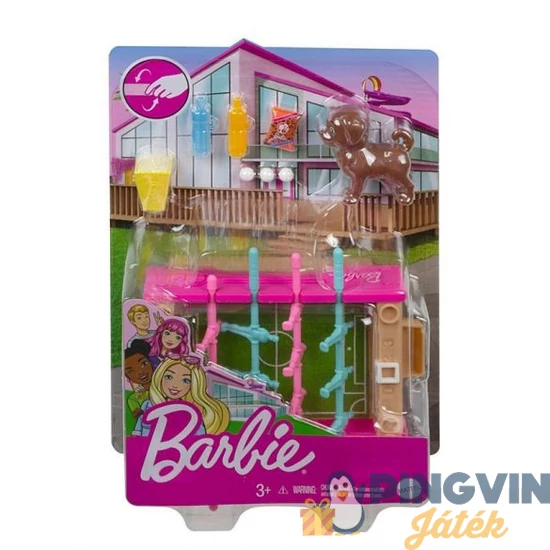 Barbie kerti játékszett kisállattal GRG75 GRG77 - Mattel