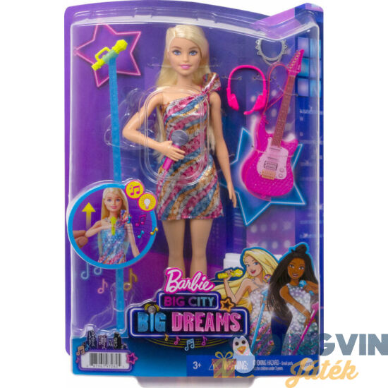Barbie - Big city dreams Malibu karaoke baba GYJ23 - Mattel