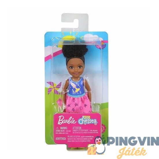 Barbie - Chelsea babák - barna hajú, pink szoknyában GHV62 - Mattel