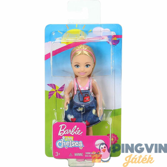 Barbie - Chelsea babák - szőke hajú, szivecskés szoknyában GHV65 - Mattel