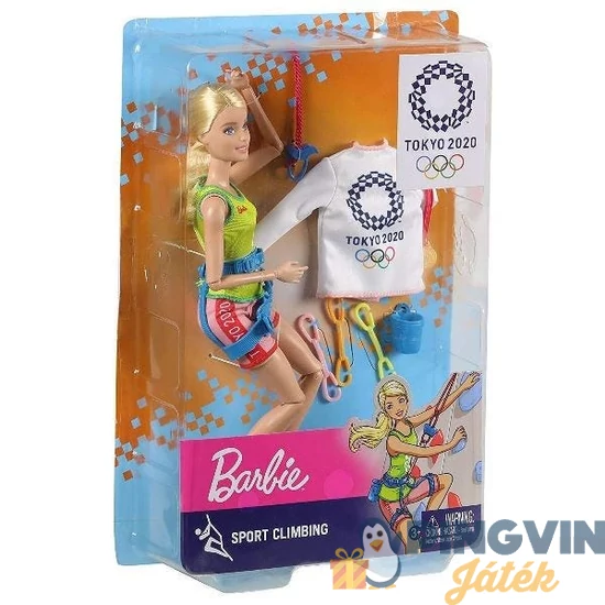 Barbie - Tokyo 2020 falmászó baba GJL75 - Mattel