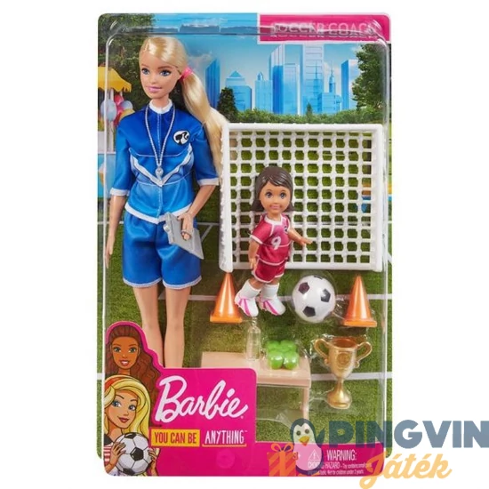 Barbie fociedző játékszett GLM47 - Mattel