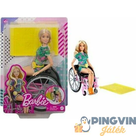 Barbie kerekesszékes baba GRB93 - Mattel