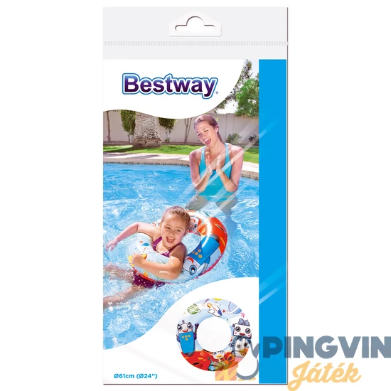 Bestway - Vidám mintás úszógumi 61cm