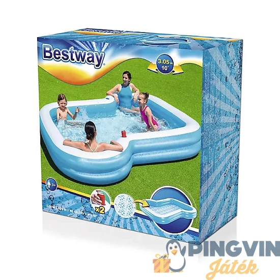 Bestway - Felfújható úszómedence 3,05mx2,74mx46cm (54321)