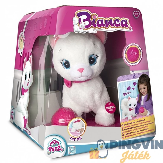 Bianca az interaktív plüss cica - IMC Toys