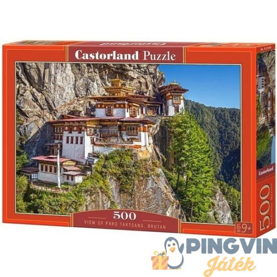 Castorland 500db-os puzzle Paro Taktsang-Bhutan