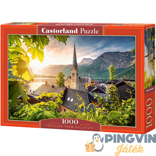 Castorland - 1000 Puzzle - Képeslap Hallstattból (C-104543-2)