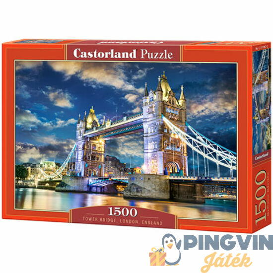 Castorland - 1500 Puzzle - Tower híd London (C-151967-2)