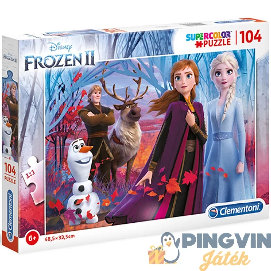 Clementoni - Disney Jégvarázs 2 Supercolor puzzle 104db-os (27274)
