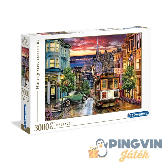 Clementoni 3000db-os puzzle San Francisco